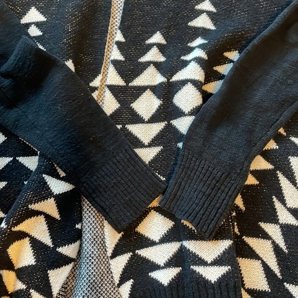 Mossimo Boho Drape Open Cardigan Sweater Women’s S/P Southwest Print Cotton - Picture 8 of 9